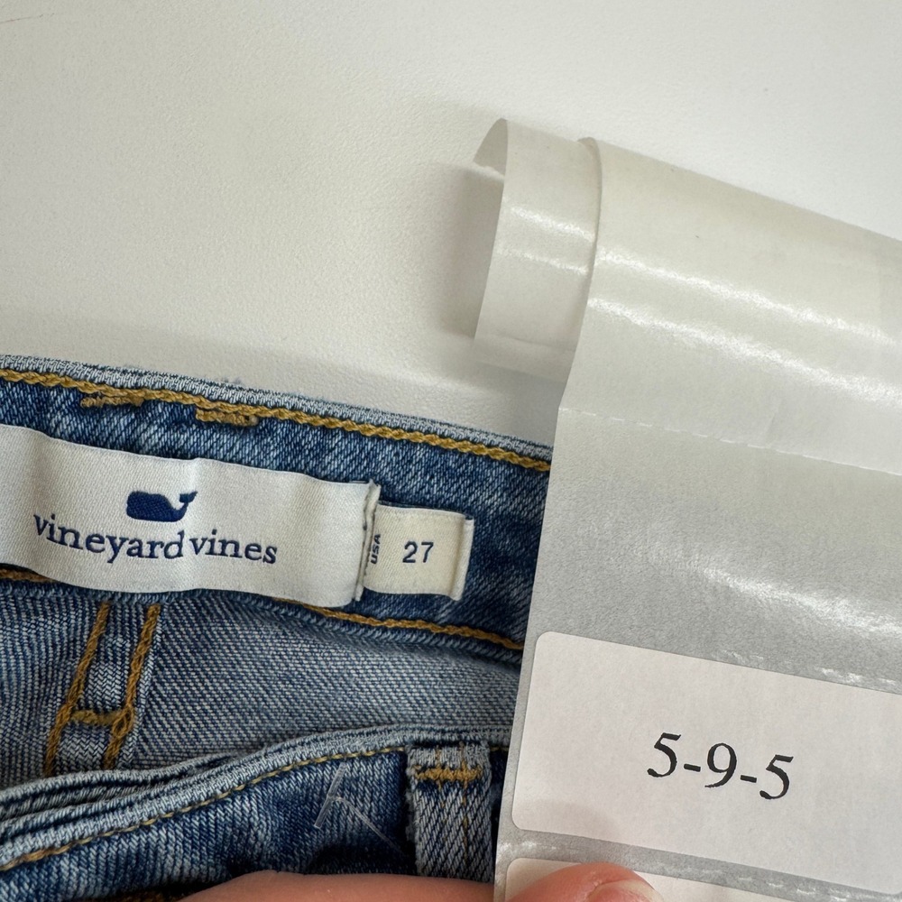 Vineyard Vines Jeans Womens‎ 27 Blue Skinny Medium Wash High Rise Stretch Denim - Picture 3 of 6